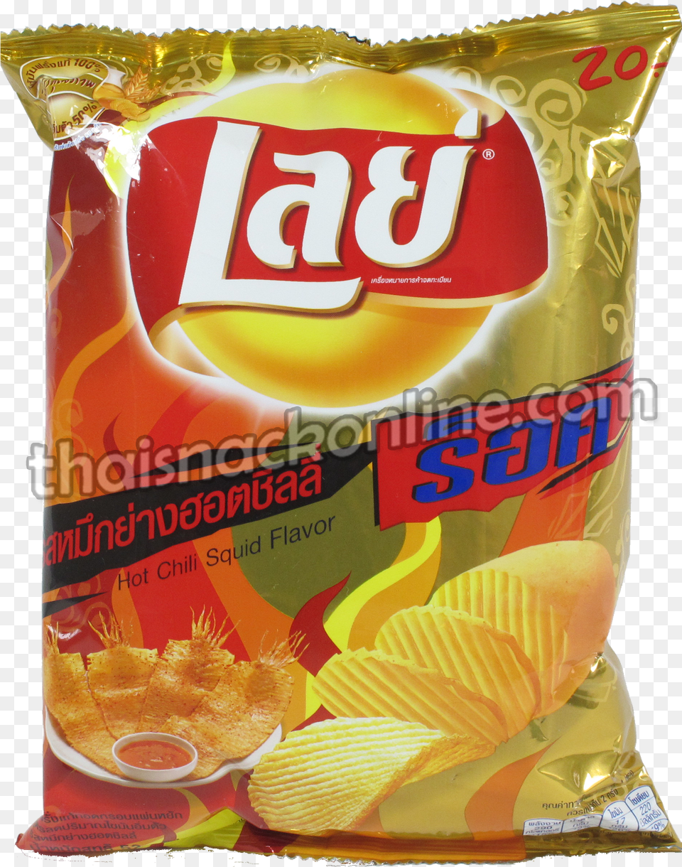 Potato Chips Hot Chilli Squid Snacks Online Lays Potato New Lays Rock Hot Chilli Squid, Cutlery, Fork, Baby, Person Free Png