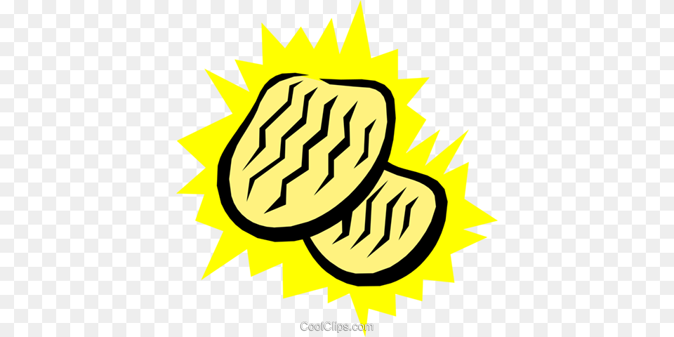 Potato Chips Royalty Vector Clip Art Illustration, Dynamite, Weapon, Food, Nut Free Transparent Png