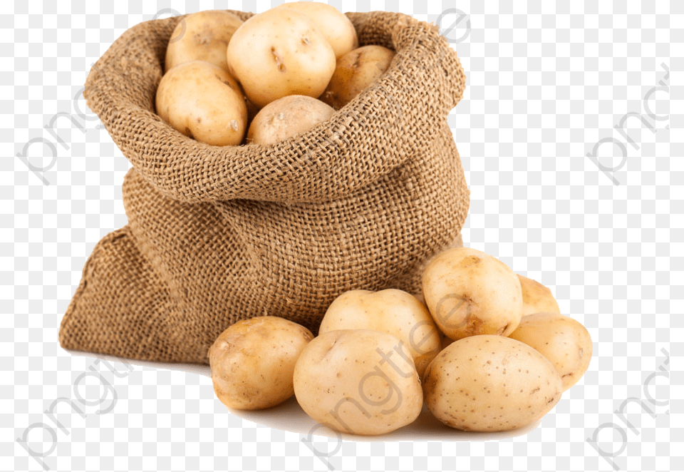 Potato Clipart Sack Sack Of Potatoes, Bag, Food, Plant, Produce Free Png Download