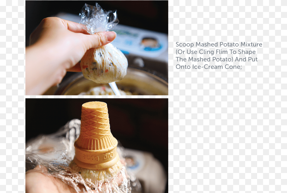 Potato Egg Cream Method 03 Buttercream, Hand, Icing, Food, Finger Free Png