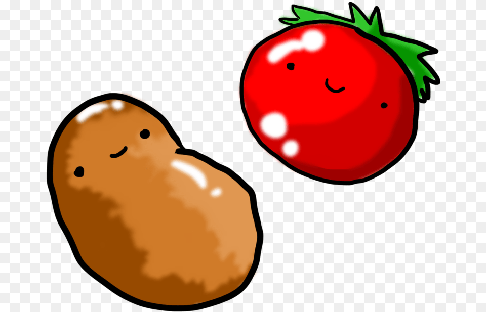Potato Google Images Tomato Vegetable Clip Art Potato And Tomato Clipart, Food, Produce, Ketchup, Nature Free Transparent Png