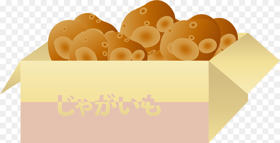 Potato In A Box Clipart, Bread, Food, Cardboard, Carton Free Png Download