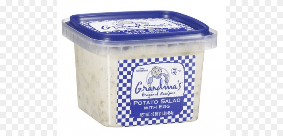 Potato Salad Grandmas Potato Salad With Egg 16 Oz, Dessert, Food, Yogurt, First Aid Free Png