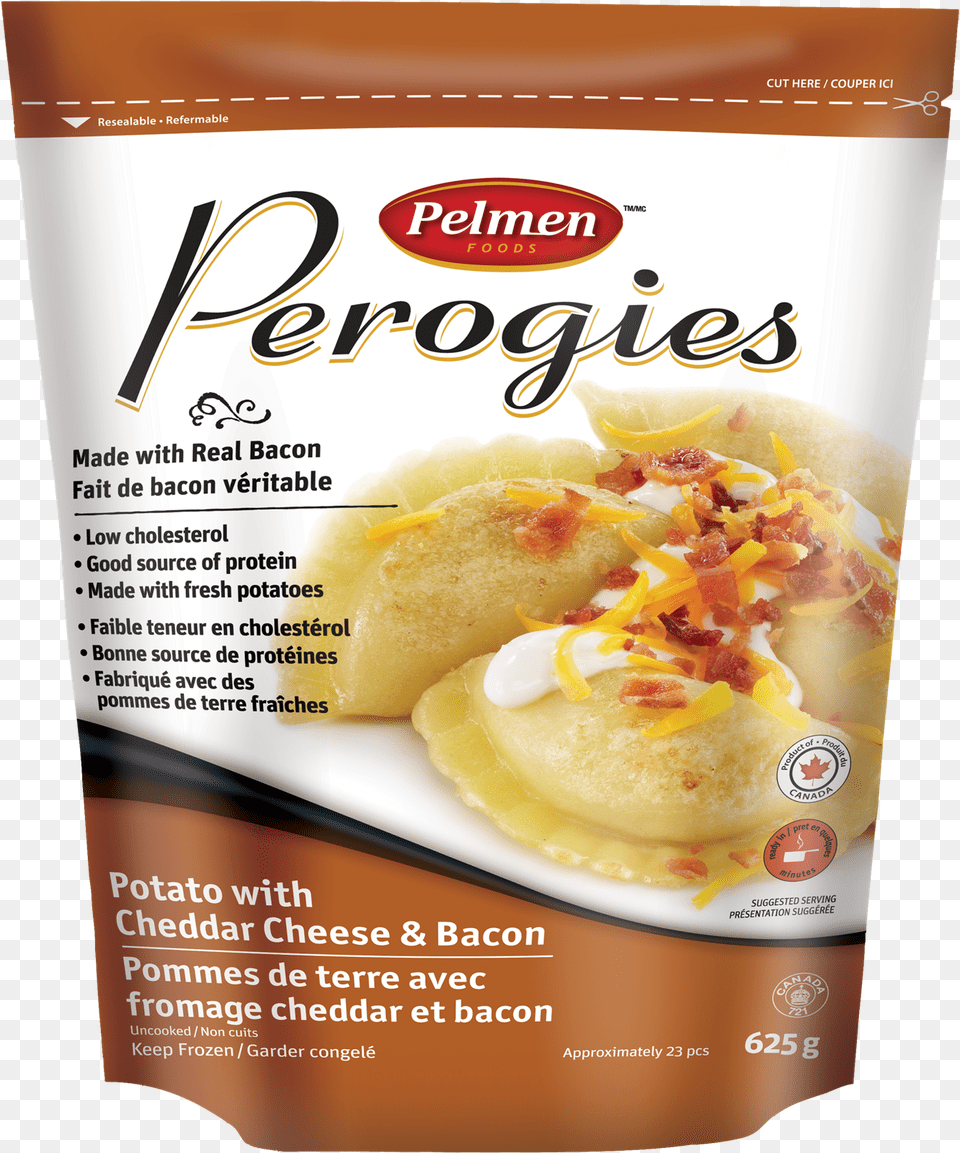 Potato With Cheddar Cheese Amp Bacon Perogies Pelmen Perogies, Advertisement, Poster Free Transparent Png