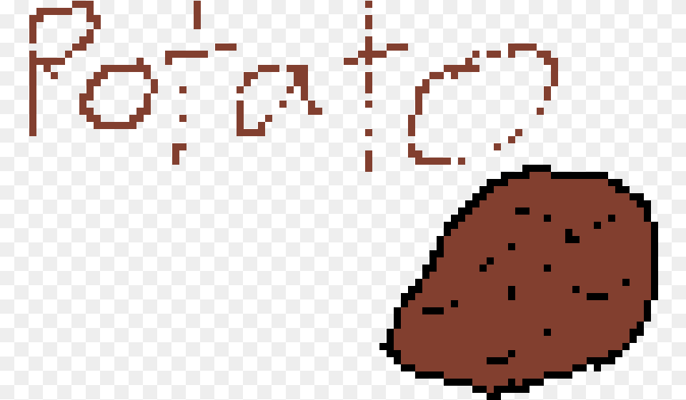 Potatoes Are Yummy Pixel Art Gradient Png Image