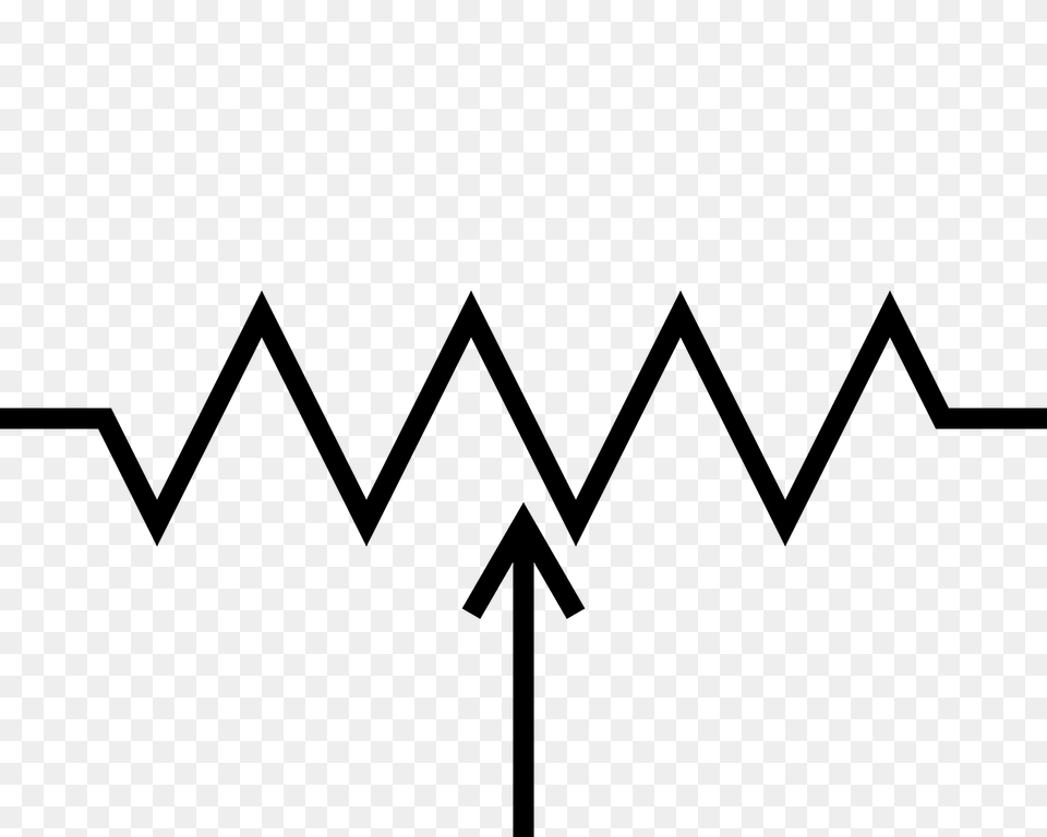 Potentiometer Symbol Clipart, Green Png