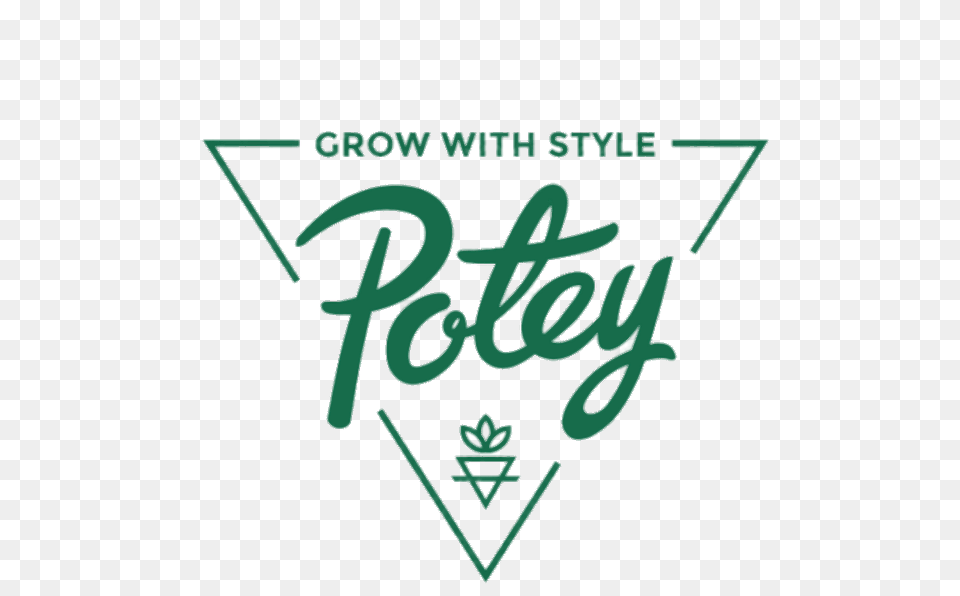 Potey Logo, Green, Text, Handwriting Free Transparent Png