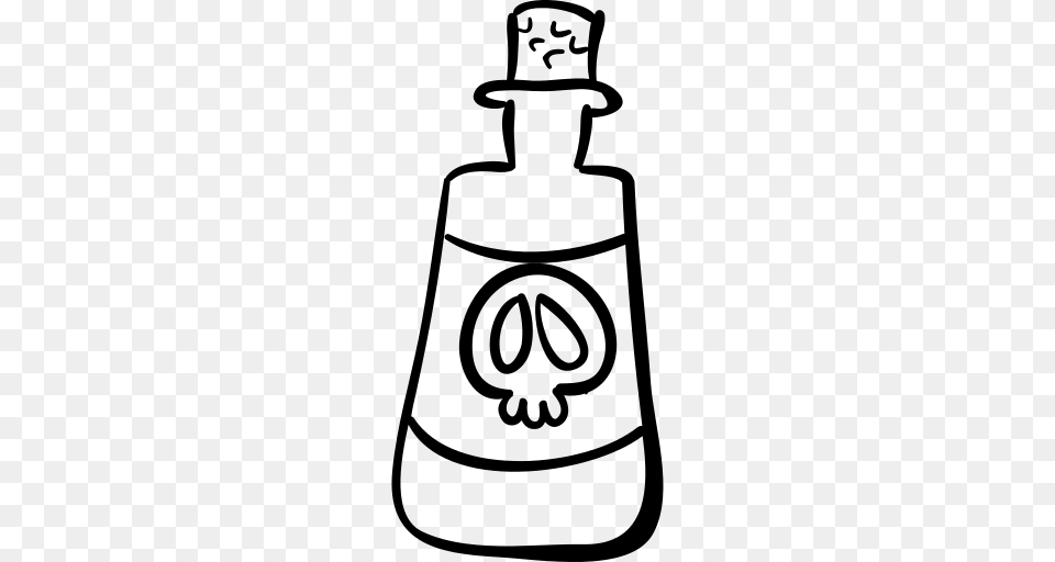 Potion Icon, Gray Png