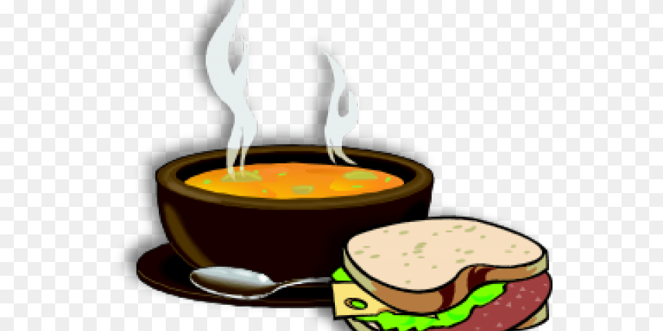 Potluck Clipart Soup Potluck Huge Freebie Download Potluck Food Clipart, Bowl, Cutlery, Dish, Meal Png