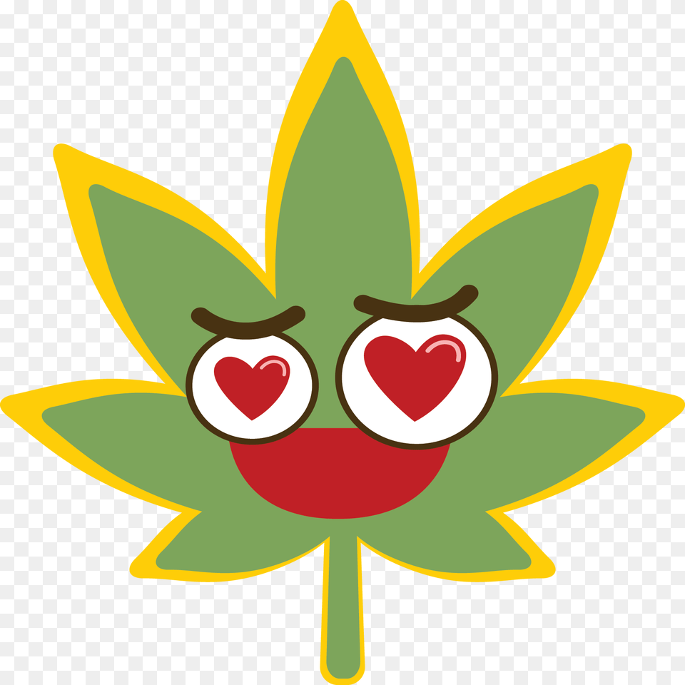 Potmoji Cannabis Emojis Messages Sticker 10 Hd Emoji, Leaf, Plant, Sea Life, Animal Png