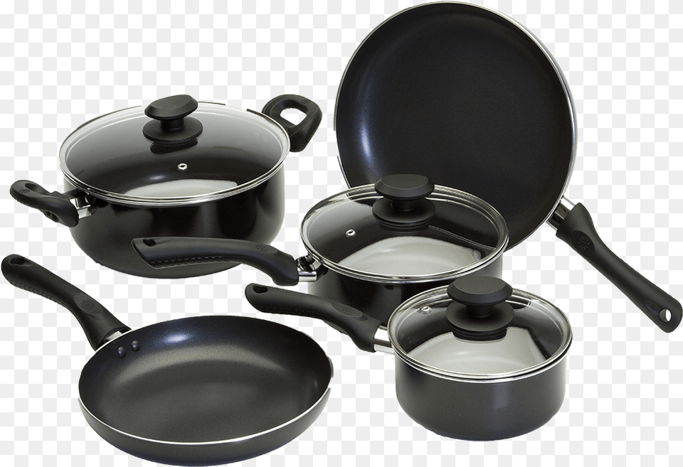 Pots And Pans Saut Pan, Cooking Pan, Cookware, Pot, Appliance Free Transparent Png