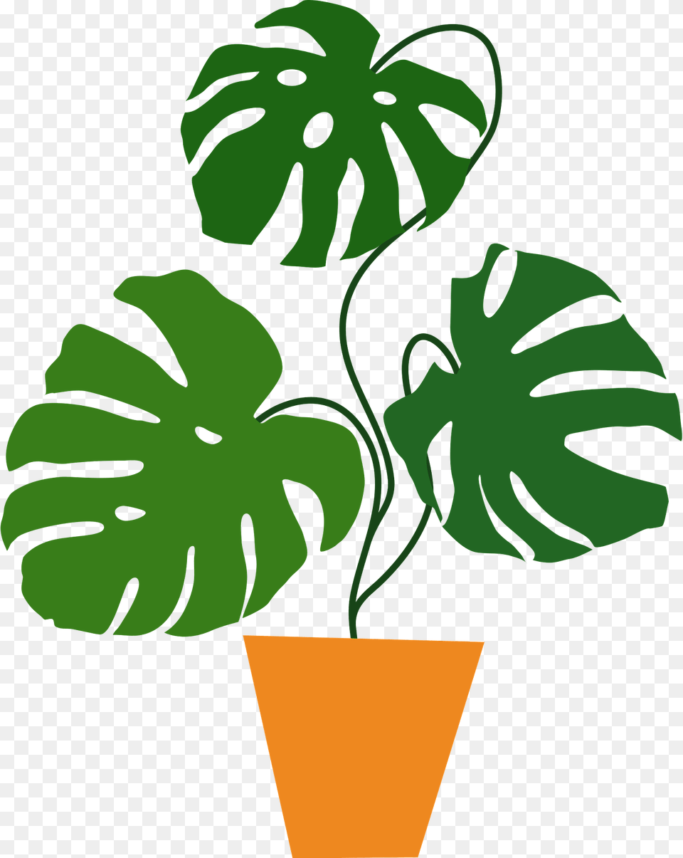 Potted Plant Clipart, Leaf, Potted Plant, Flower, Vase Png