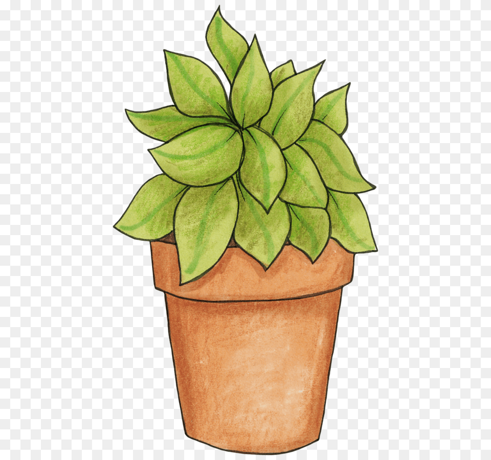 Potted Plant My Cute Garden Clip Art Motion, Jar, Leaf, Planter, Potted Plant Free Png