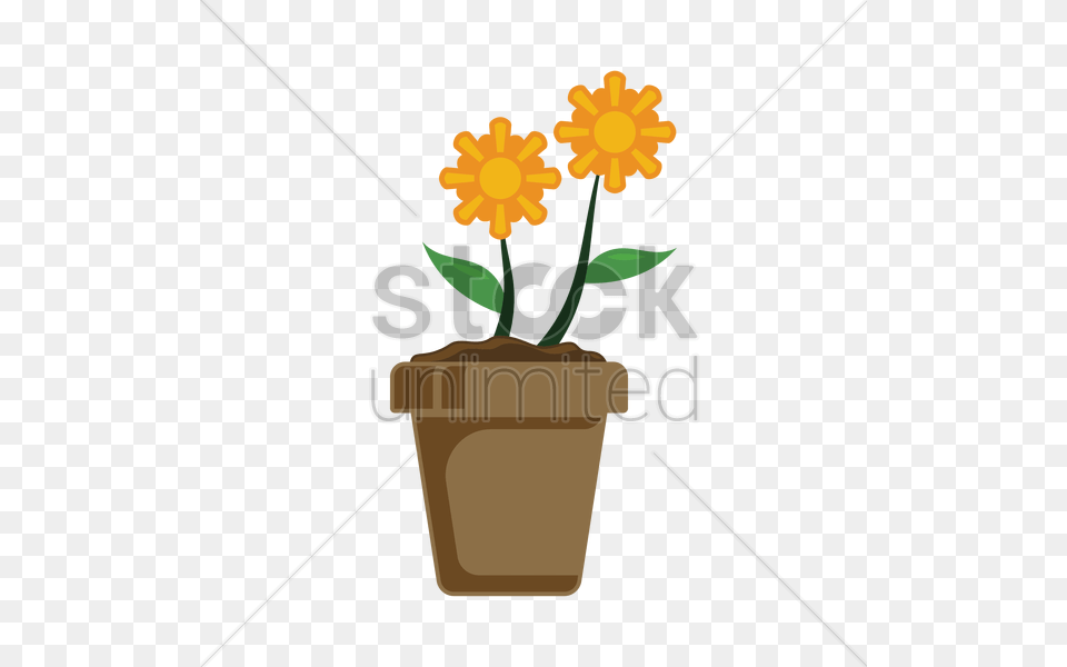 Potted Plants Clipart Flower Port Vector Graphics, Plant, Potted Plant, Daisy Free Png Download