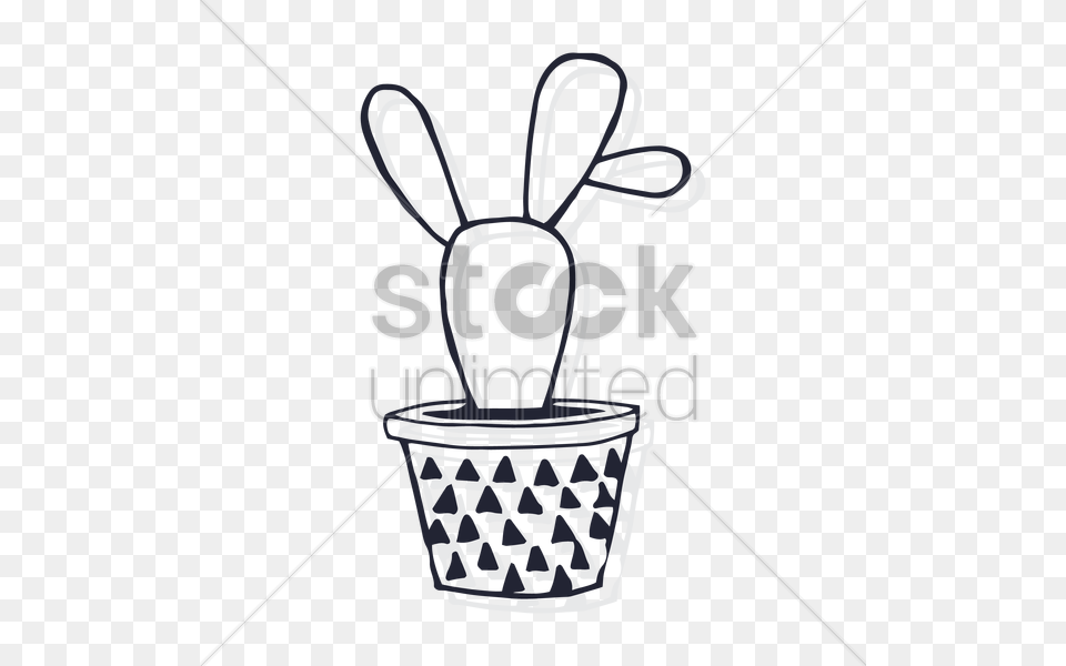 Potted Succulent Vector Image, Basket, Light Free Png