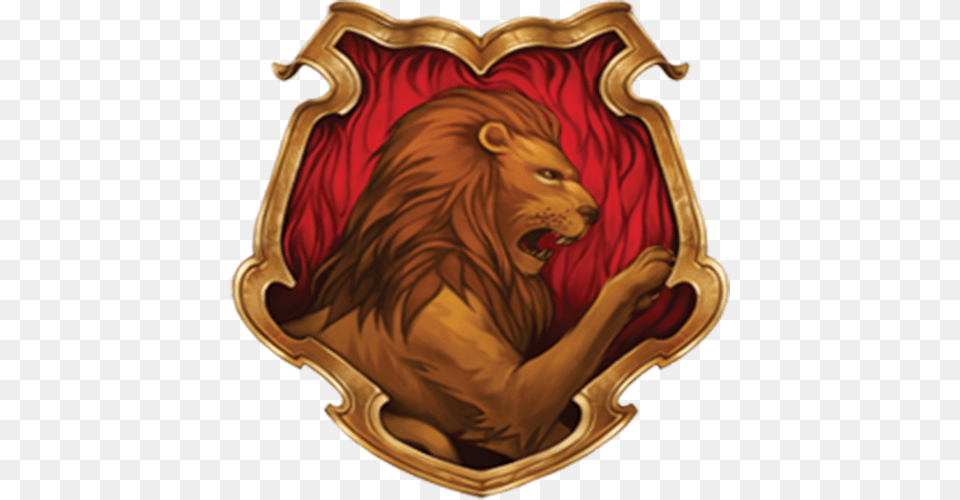 Potter Dictionary Wiki Gryffindor Crest Pottermore, Animal, Lion, Mammal, Wildlife Png