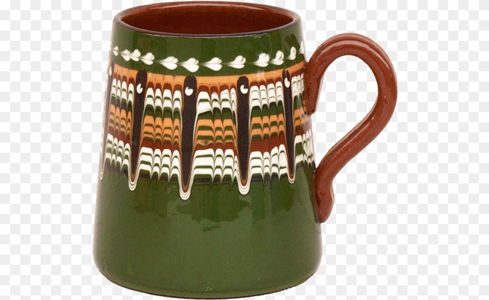 Pottery Dark Green Beer Mug Dark Green Beer, Cup, Beverage, Coffee, Coffee Cup Png Image