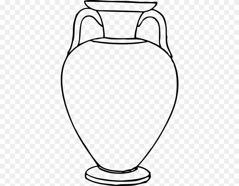 Pottery Of Ancient Greece Greek Pottery Vase, Gray Png Image