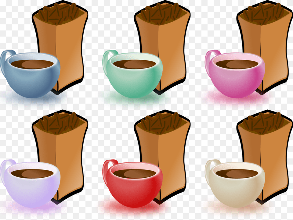 Potteryceramiccup Coffee Beans Clip Art, Cup, Beverage, Coffee Cup Free Png