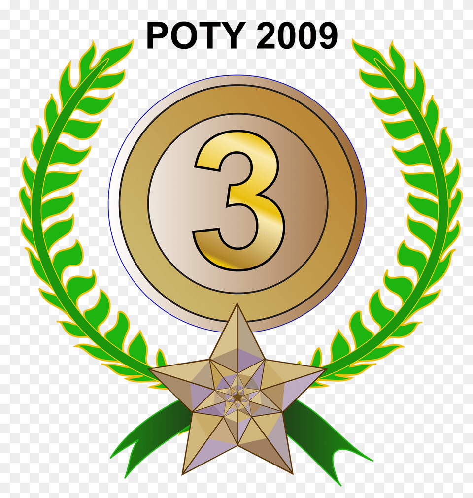 Poty Barnstar Clipart, Symbol, Number, Text, Dynamite Free Transparent Png