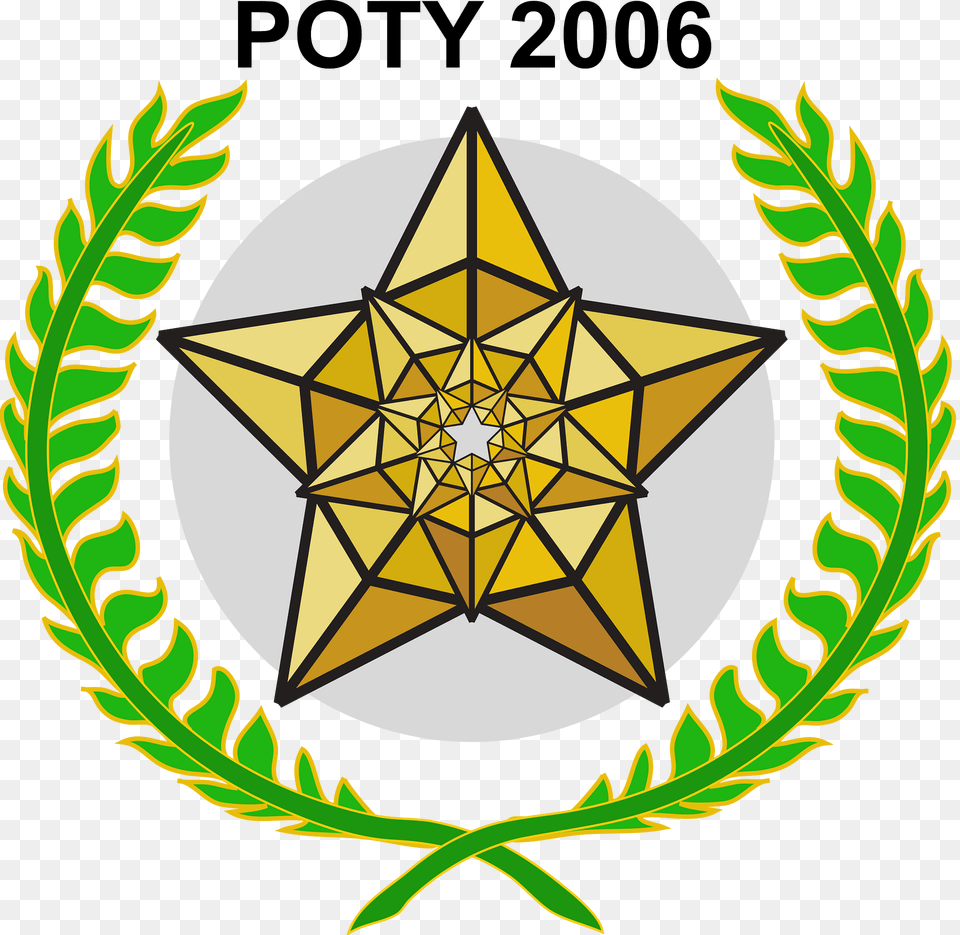 Poty Barnstar Clipart, Symbol, Star Symbol Png