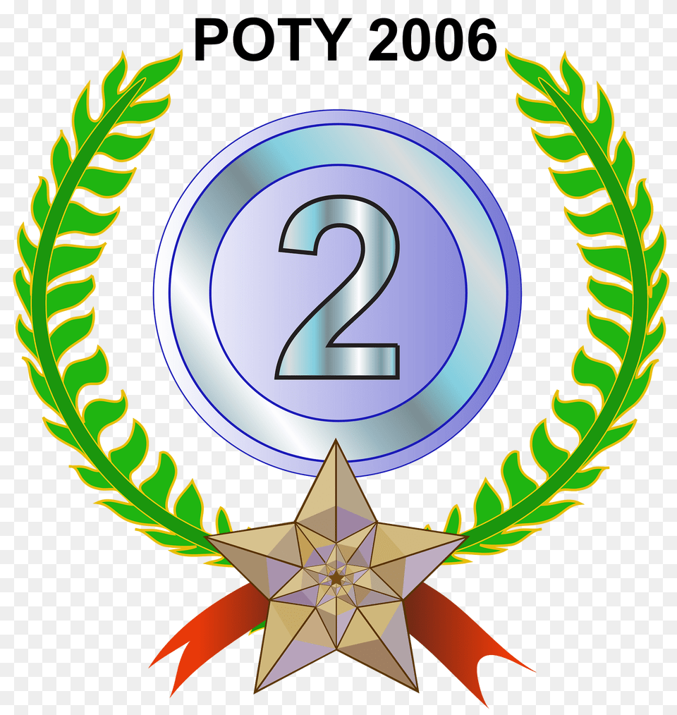 Poty Barnstar Clipart, Symbol, Number, Text, Dynamite Png Image