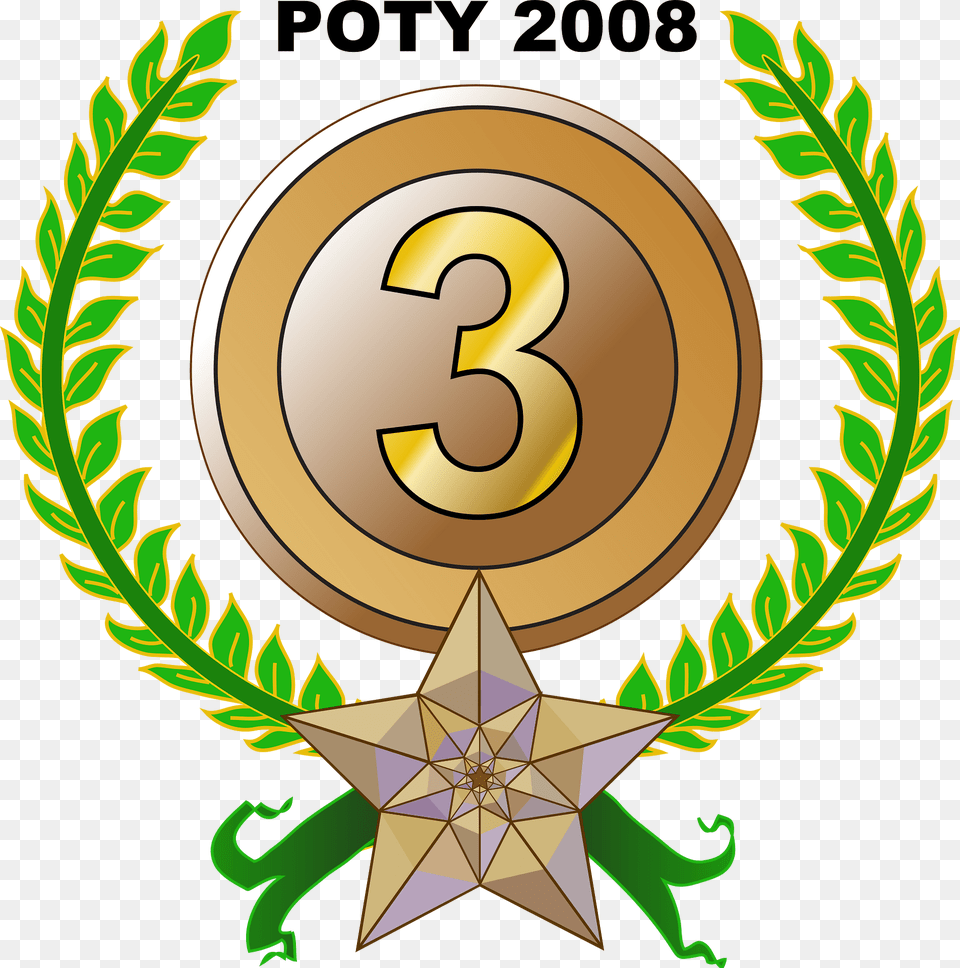 Poty Barnstar Clipart, Symbol, Number, Text, Dynamite Free Transparent Png