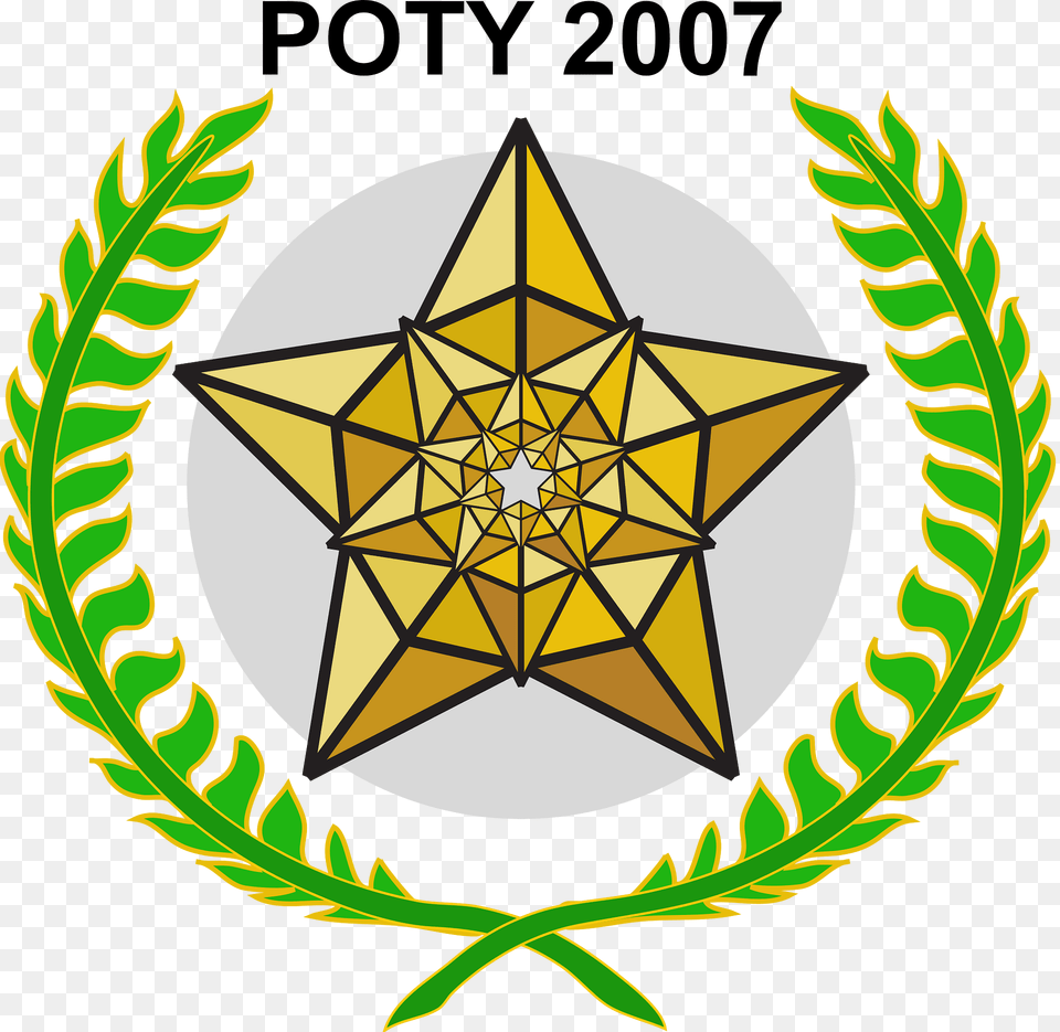 Poty Barnstar Clipart, Symbol, Star Symbol Free Transparent Png