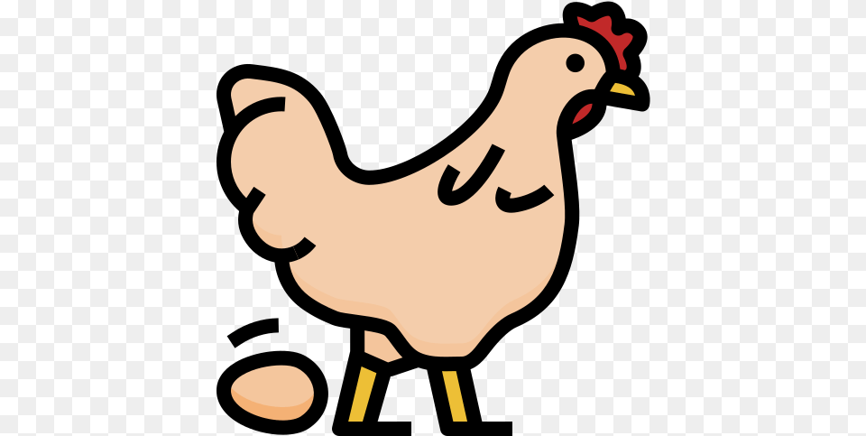 Poultry Icons Cartoon Animals Vector Icon Design Poultry, Animal, Bird, Chicken, Fowl Free Transparent Png