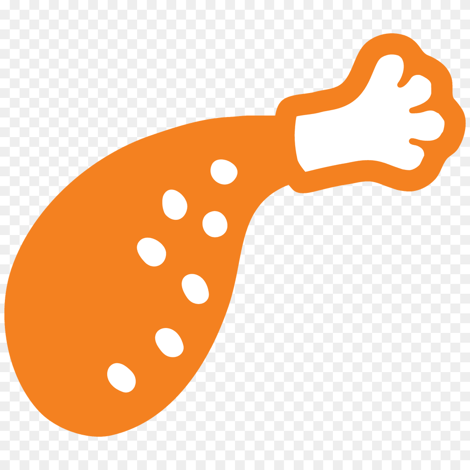 Poultry Leg Emoji Clipart Png Image