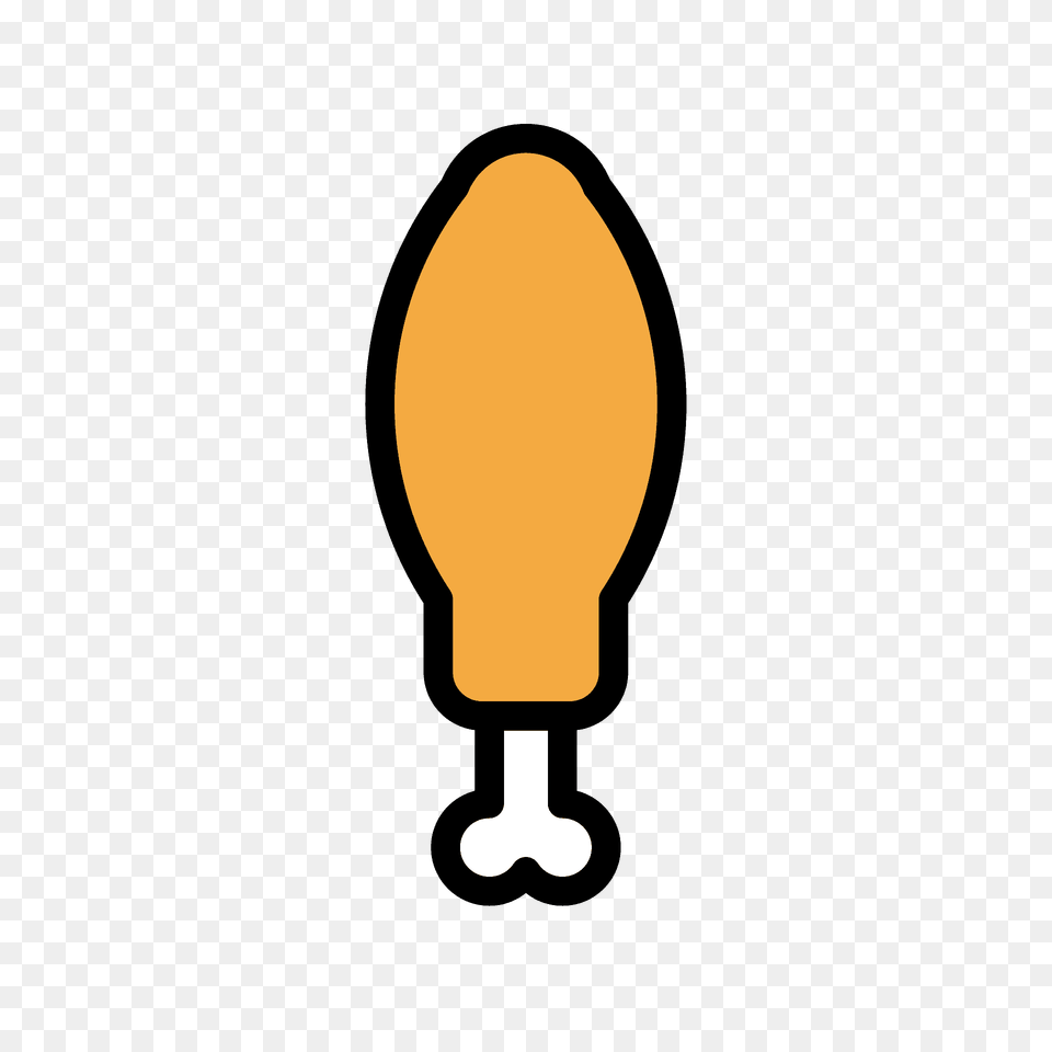 Poultry Leg Emoji Clipart, Light Free Png