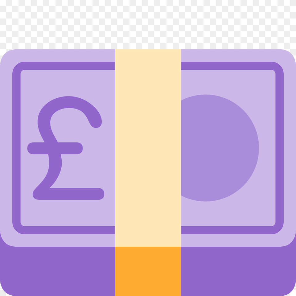 Pound Banknote Emoji Clipart, Text, Number, Symbol Free Png