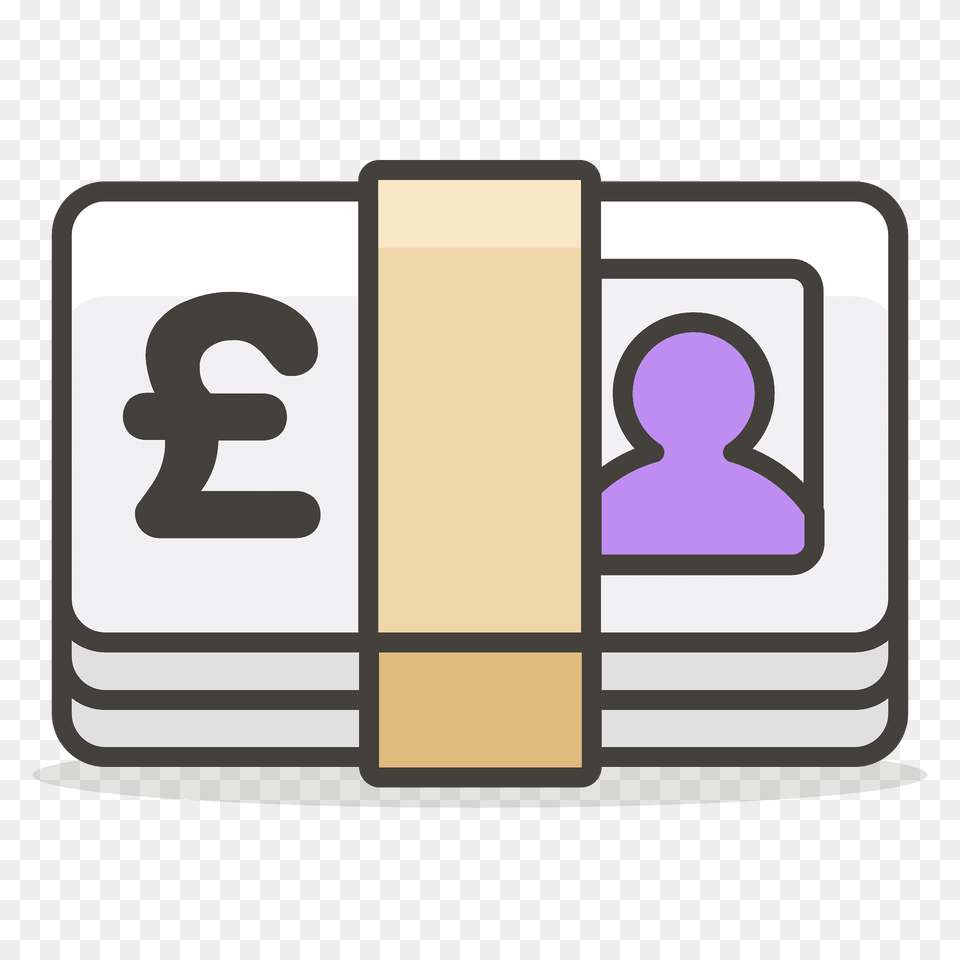 Pound Banknote Emoji Clipart, Text, Number, Symbol, Person Free Transparent Png
