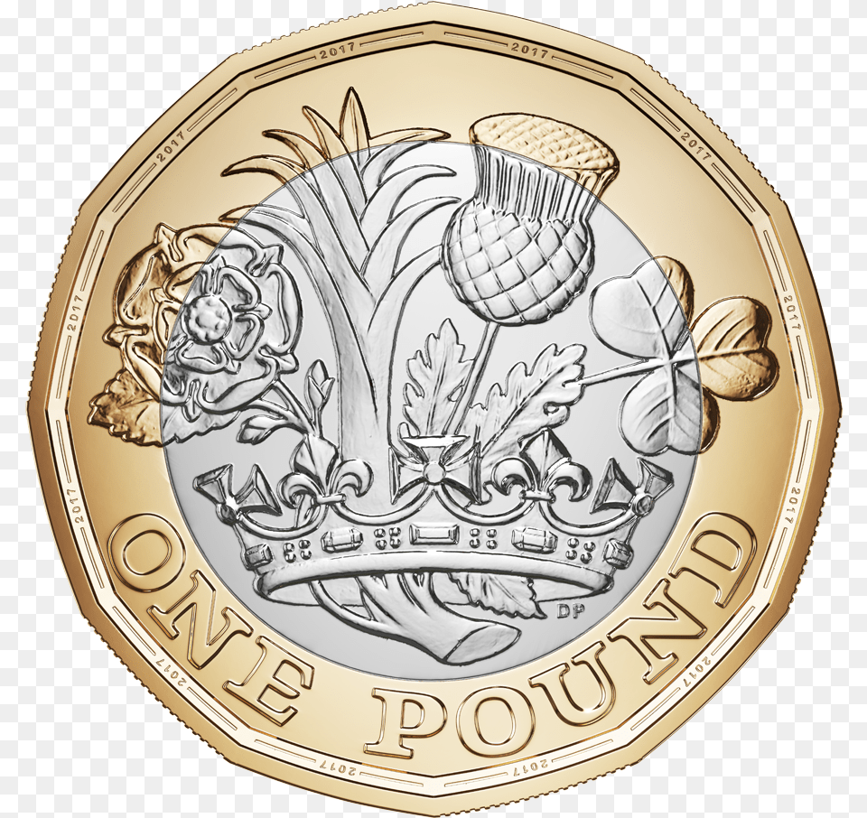 Pound Coin Back New Pound Coin, Money Free Png