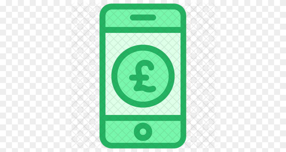 Pound Mobile Icon Illustration, Electronics, Phone, Mobile Phone, Text Free Png Download