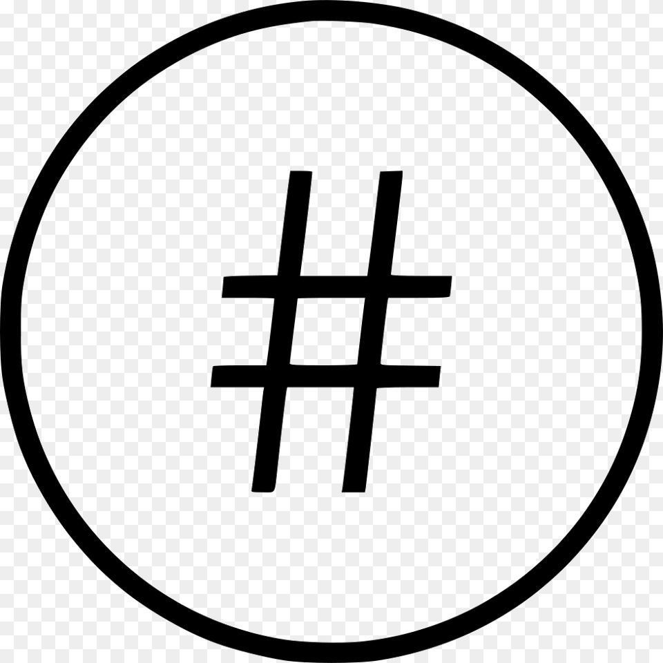 Pound Sign Hashtag Icon Download, Cross, Symbol Free Png
