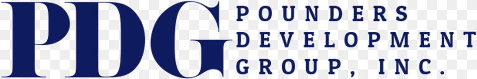 Pounders Development Group Electric Blue, Text, City Free Transparent Png
