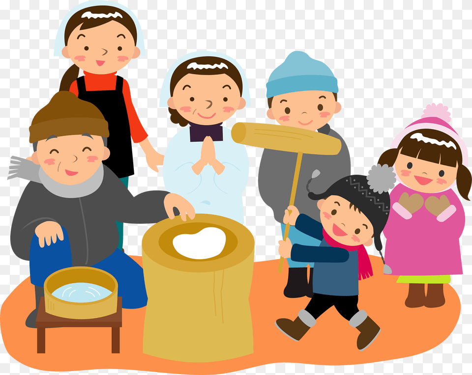 Pounding Mochi Clipart, People, Person, Baby, Face Png Image