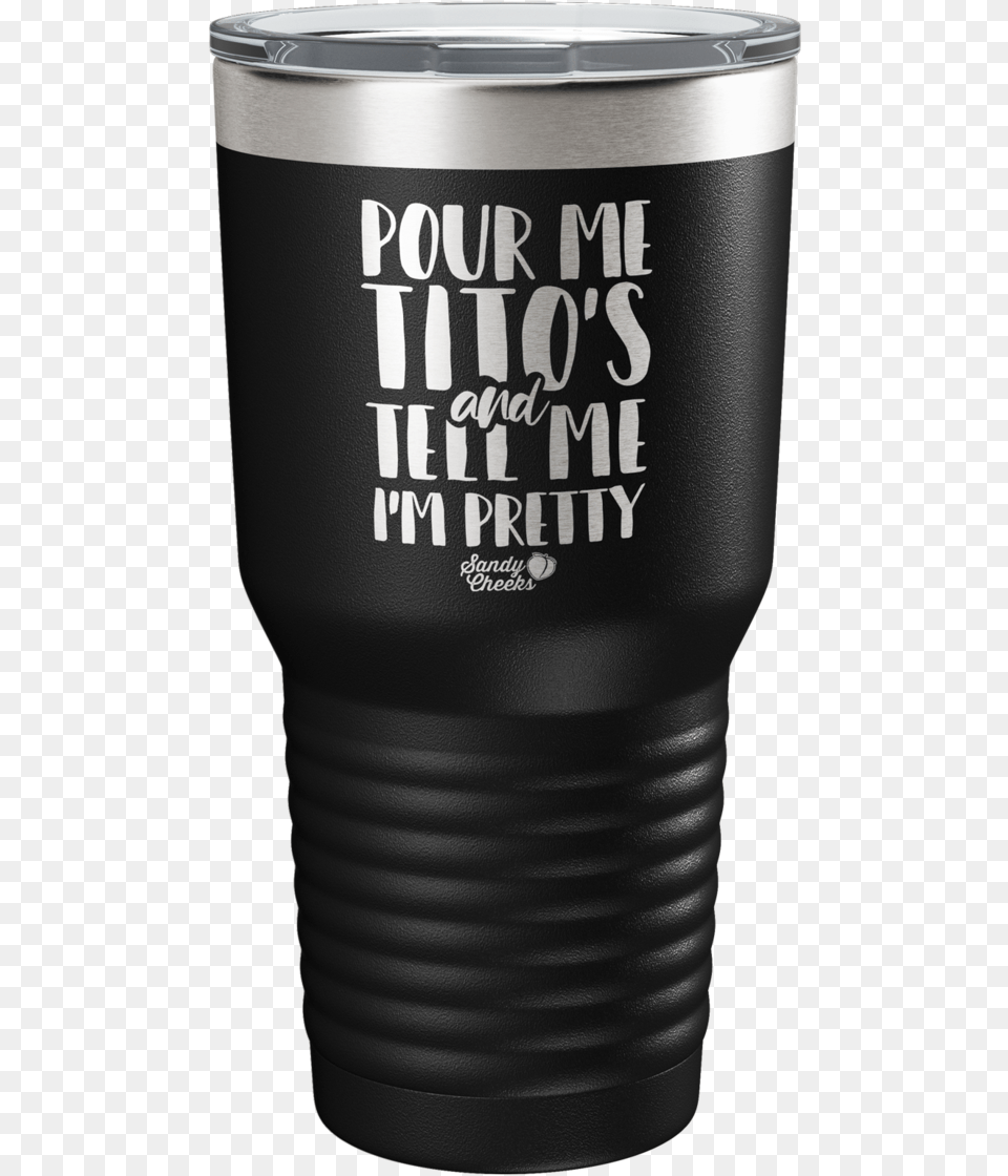 Pour Me Tito S And Tell Me I M Pretty Laser Etched Trump Punisher Black And White, Steel, Can, Tin Png