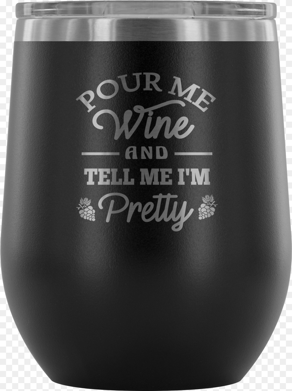 Pour Me Wine 12oz Stainless Steel Wine Tumbler Tumbler, Glass, Alcohol, Beer, Beverage Png Image