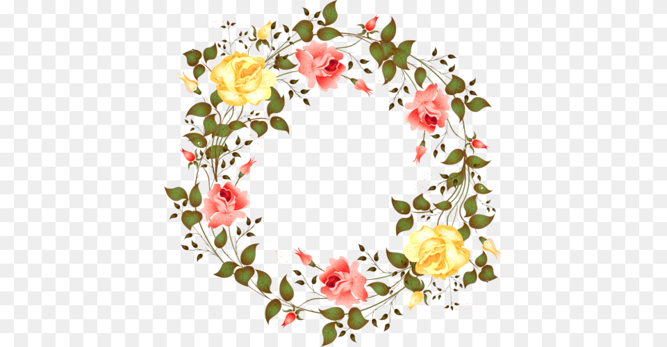 Pour Vos Creas Cadres Arco De Flores, Flower, Plant, Rose, Art Free Png Download