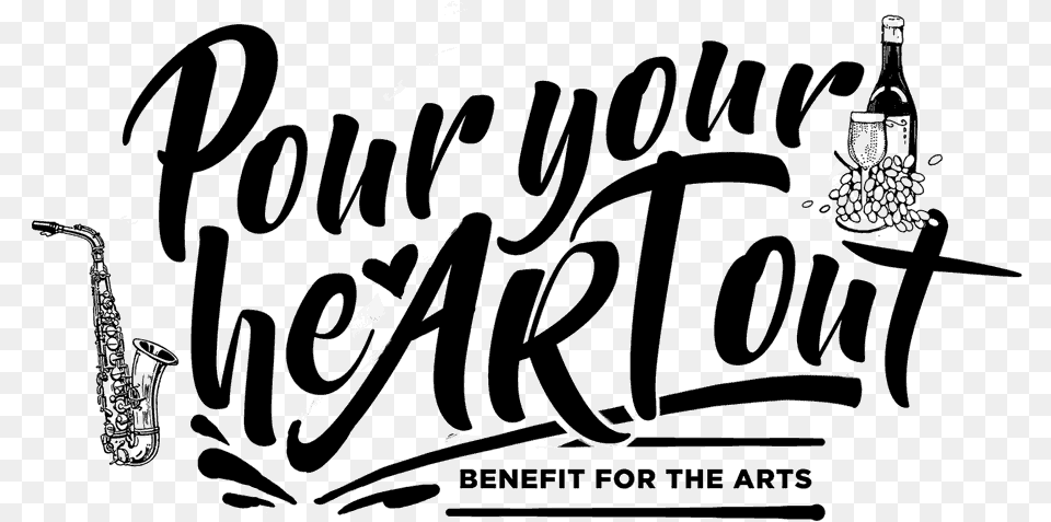 Pour Your Heart Out Event Logo Calligraphy, Text, Alcohol, Beer, Beverage Free Png