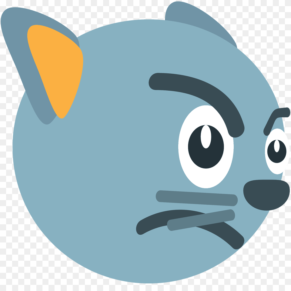 Pouting Cat Emoji Clipart, Piggy Bank, Animal, Sea Life Free Transparent Png