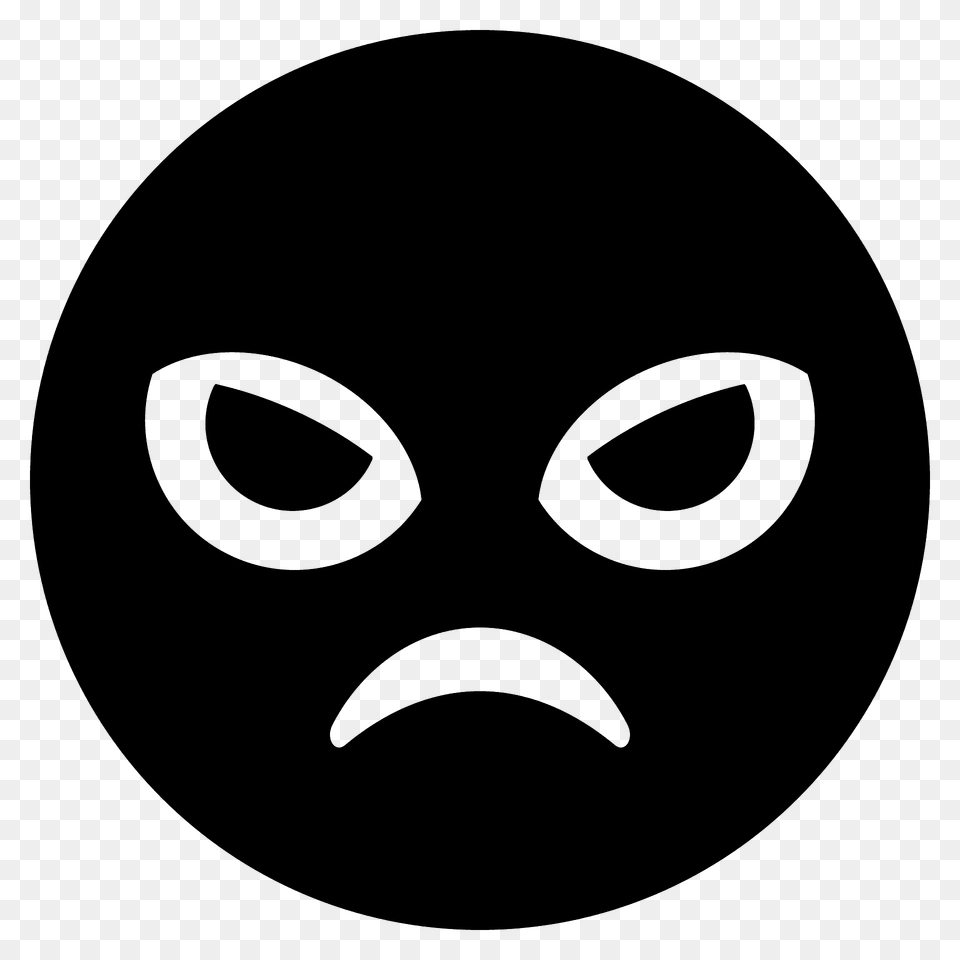 Pouting Face Emoji Clipart, Mask, Alien, Astronomy, Moon Free Png