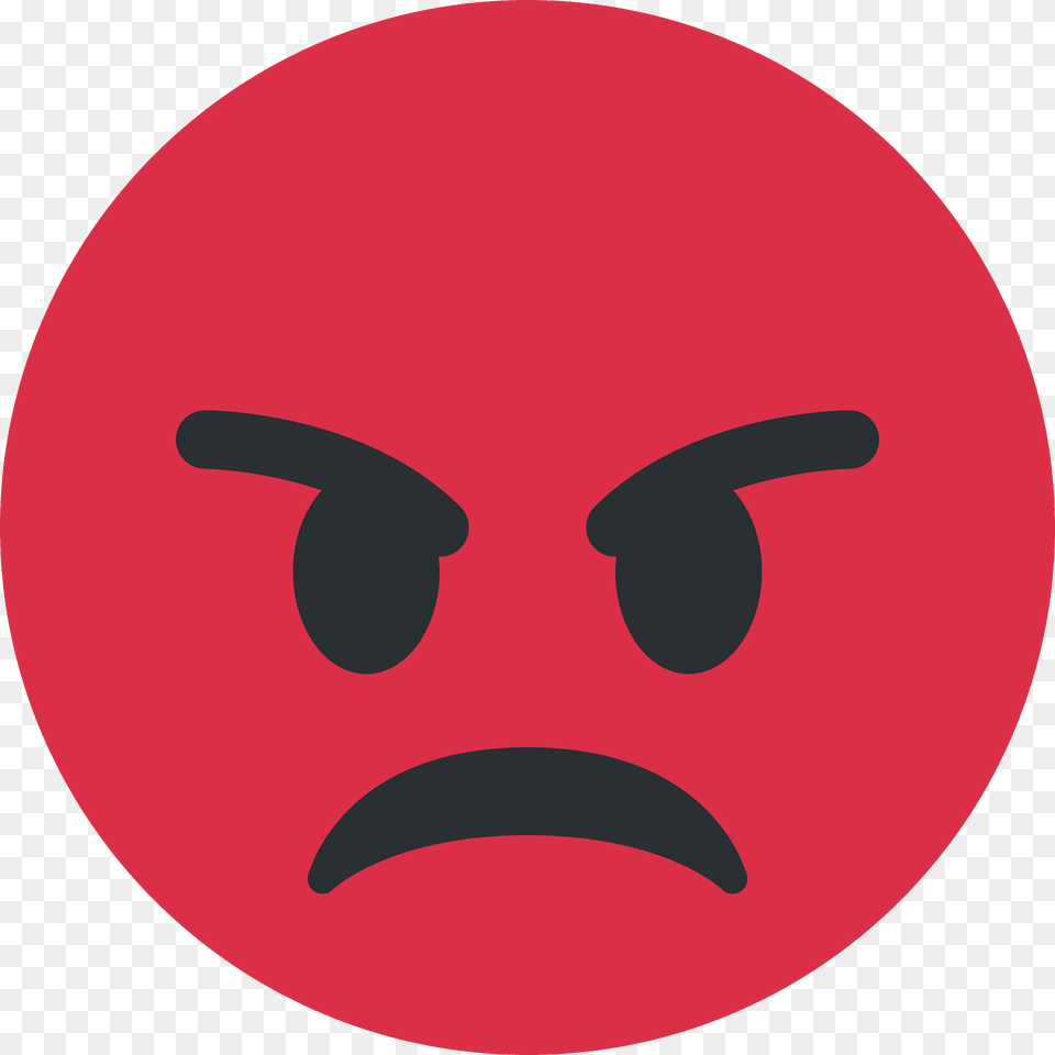 Pouting Face Emoji Clipart, Head, Person, Disk Free Png Download