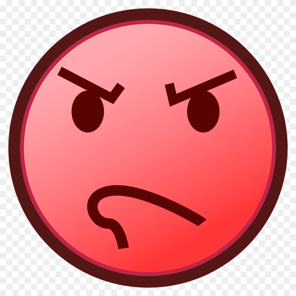 Pouting Face Emoji Clipart, Sphere Free Transparent Png