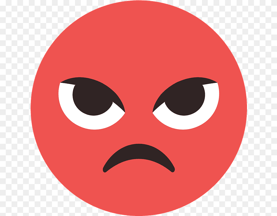 Pouting Face Emoji Clipart Download Pouting Face Emoji, Astronomy, Moon, Nature, Night Free Transparent Png