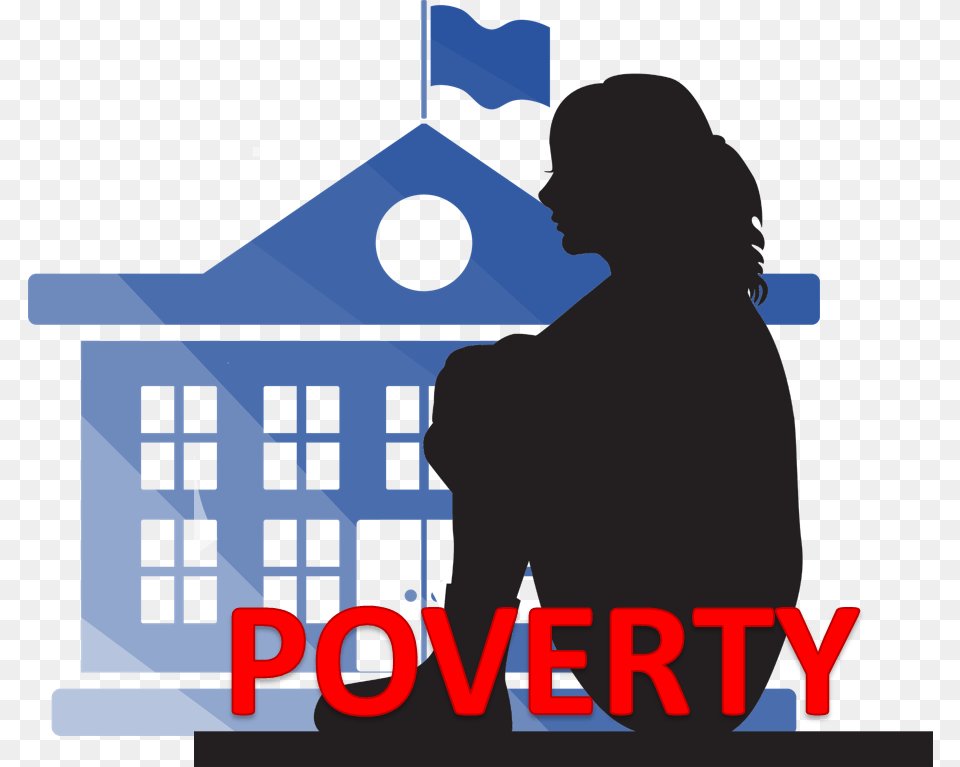 Poverty Poster About Poverty In Education, Adult, Male, Man, Person Free Png Download