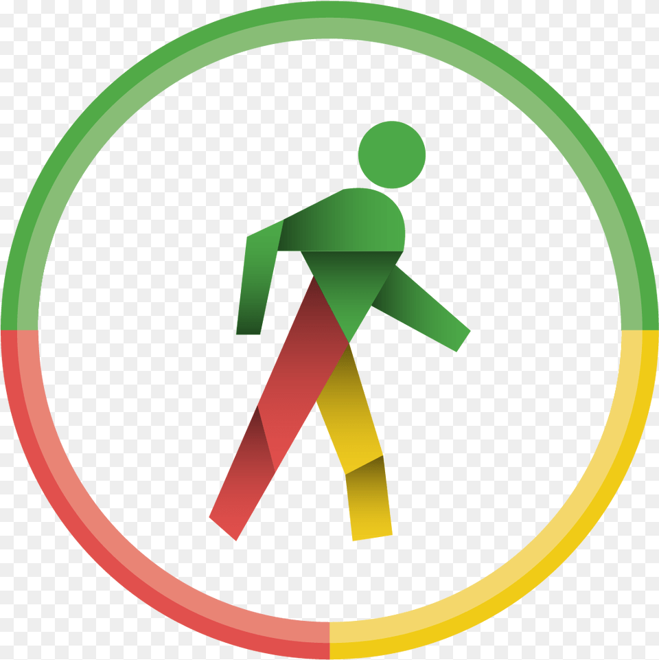 Poverty Stoplight, Person, Walking, Disk, Pedestrian Free Png