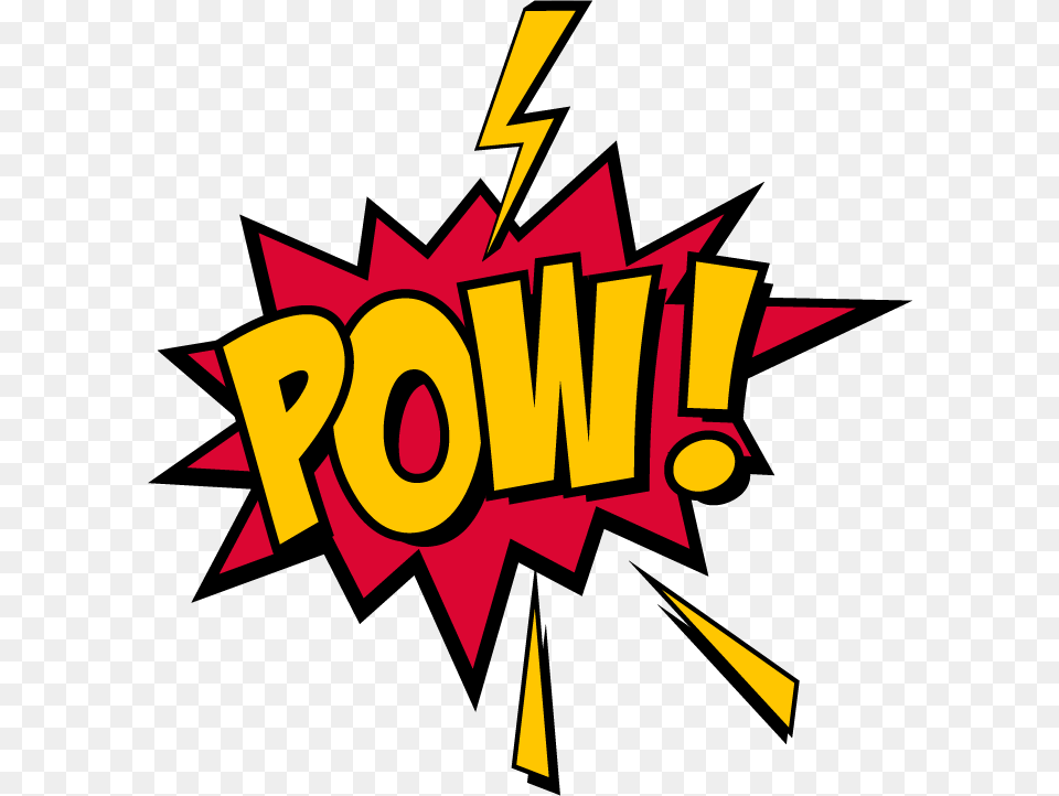 Pow, Logo, Dynamite, Weapon Png